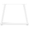  2 db fehér, V-alakú acél dohányzóasztal láb 70 x (42-43,3) cm