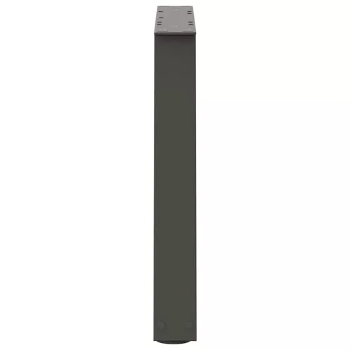  2 db antracitszürke, V-alakú acél dohányzóasztal láb 70 x (42-43,3) cm