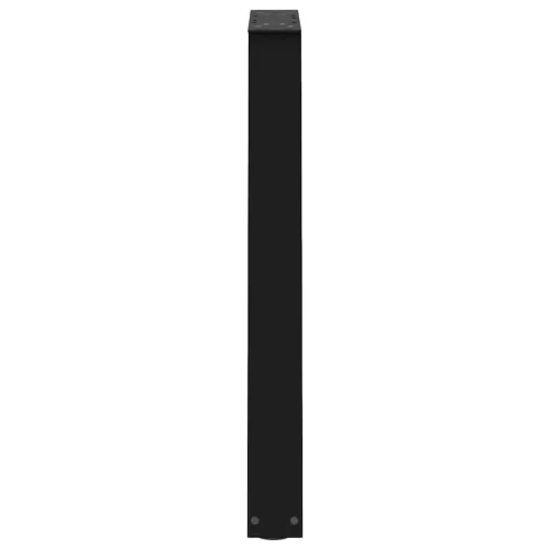  2 db fekete, V-alakú acél étkezőasztal láb 50x(72-73,3) cm