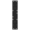  2 db fekete, V-alakú acél étkezőasztal láb 50x(72-73,3) cm