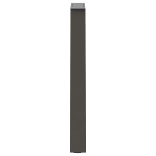  2 db antracitszürke, V-alakú acél étkezőasztalláb 50x(72-73,3) cm