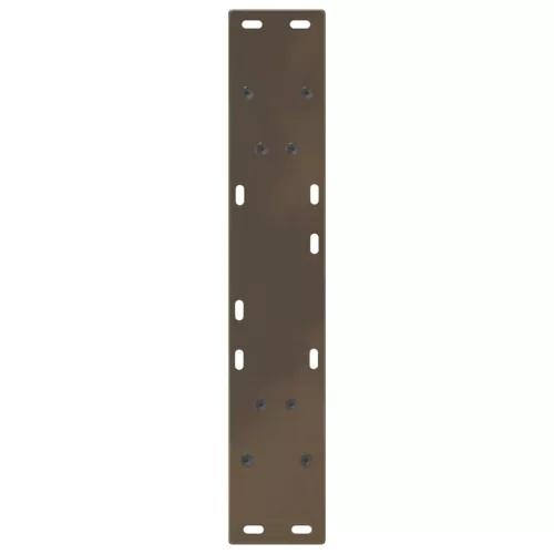  2 db V-alakú natúr acél étkezőasztal láb 50x(72-73,3) cm