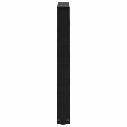  2 db fekete, V-alakú acél étkezőasztal láb 60 x (72-73,3) cm