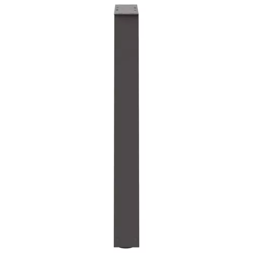  2 db antracitszürke, V-alakú acél étkezőasztalláb 60 x (72-73,3) cm