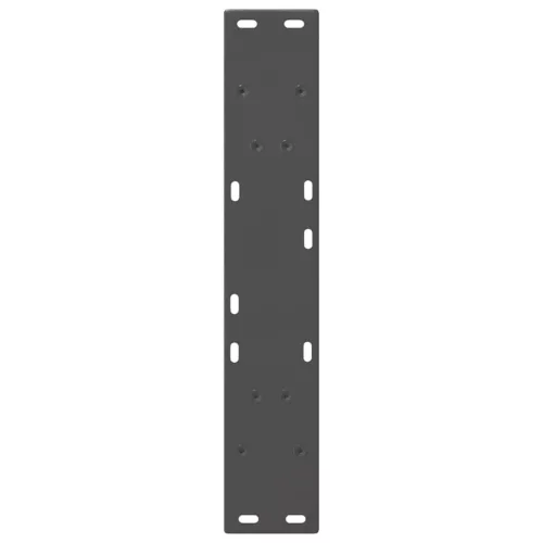  2 db antracitszürke, V-alakú acél étkezőasztalláb 60 x (72-73,3) cm