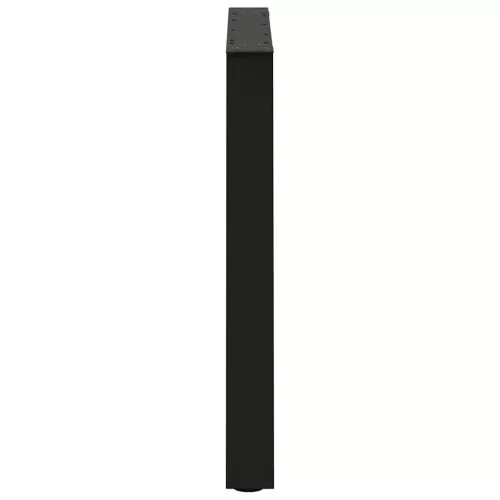  2 db fekete, V-alakú acél étkezőasztal láb 70 x (72-73,3) cm