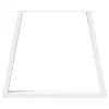  2 db fehér, V-alakú étkezőasztal láb 70 x (72-73,3) cm acél étkezőasztal láb