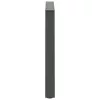  2 db antracitszürke, V-alakú acél étkezőasztalláb 70 x (72-73,3) cm