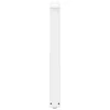  2 db fehér, V-alakú acél étkezőasztal láb 80 x (72-73,3) cm