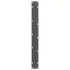  2 db antracitszürke, V-alakú acél étkezőasztal láb 80 x (72-73,3) cm