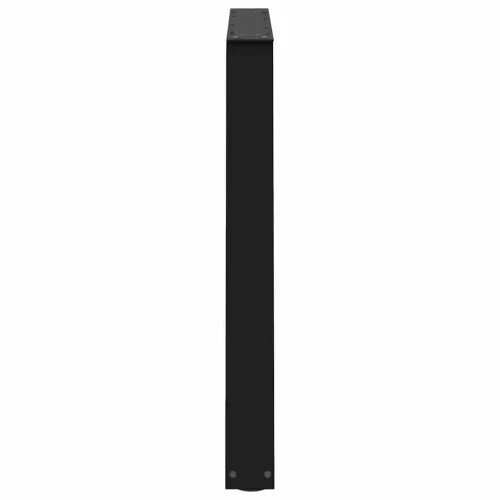  2 db fekete, V-alakú acél étkezőasztal láb 90 x (72-73,3) cm