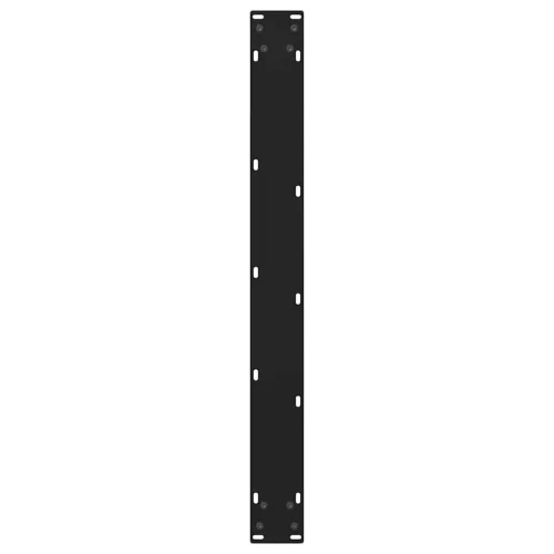 2 db V-alakú étkezőasztal láb fekete 100 x (72-73,3) cm acél étkezőasztal láb