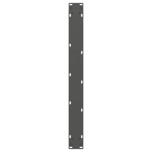  2 db antracitszürke étkezőasztal V-alakú láb 100 x (72-73,3) cm acél étkezőasztal láb