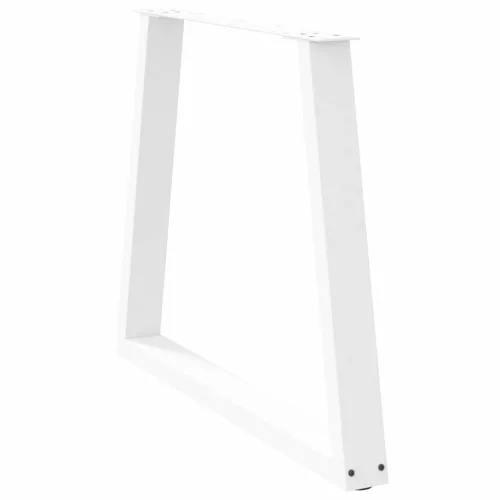  3 db fehér, V-alakú étkezőasztal láb 70 x (72-73,3) cm acél étkezőasztal láb