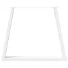  3 db fehér, V-alakú étkezőasztal láb 70 x (72-73,3) cm acél étkezőasztal láb