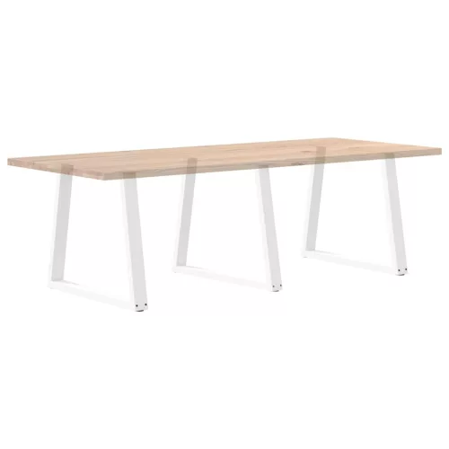  3 db fehér, V-alakú étkezőasztal láb 70 x (72-73,3) cm acél étkezőasztal láb