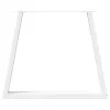  3 db fehér, V-alakú étkezőasztal láb 80 x (72-73,3) cm acél étkezőasztal láb
