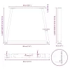  3 db fehér, V-alakú étkezőasztal láb 80 x (72-73,3) cm acél étkezőasztal láb