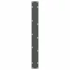 3 db antracitszürke, V-alakú acél étkezőasztalláb 80 x (72-73,3) cm