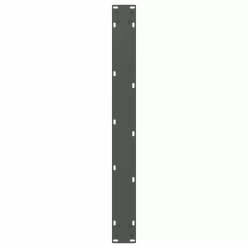  3 db antracitszürke, V-alakú acél étkezőasztalláb 80 x (72-73,3) cm