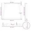  3 db antracitszürke, V-alakú acél étkezőasztalláb 80 x (72-73,3) cm