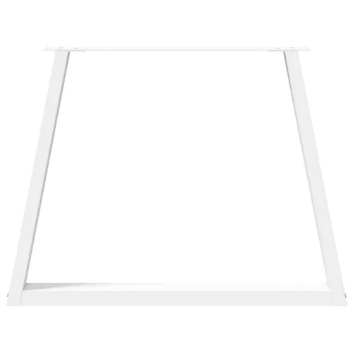  3 db fehér, V-alakú étkezőasztal láb 90 x (72-73,3) cm acél étkezőasztal láb