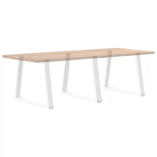  3 db fehér, V-alakú étkezőasztal láb 100 x (72-73,3) cm acél étkezőasztal láb