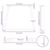  3 db fehér, V-alakú étkezőasztal láb 100 x (72-73,3) cm acél étkezőasztal láb