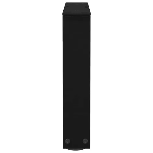  2 db fekete, V-alakú acél dohányzóasztal láb 30 x (30-31,3) cm