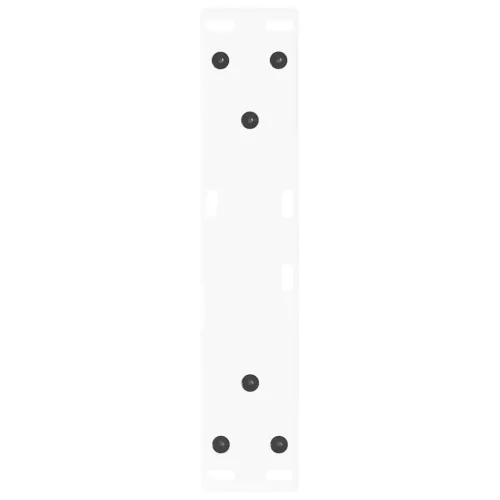  2 db fehér, V-alakú acél dohányzóasztal láb 30 x (30-31,3) cm