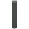  2 db antracitszürke, V-alakú acél dohányzóasztal láb 30x(30-31,3) cm