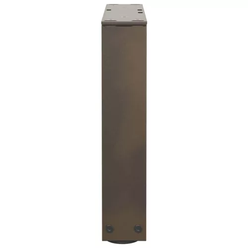 2 db V-alakú natúr acél dohányzóasztal láb 30x(30-31,3) cm