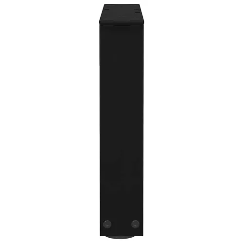  2 db fekete, V-alakú acél dohányzóasztal láb 40 x (30-31,3) cm