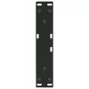  2 db fekete, V-alakú acél dohányzóasztal láb 40 x (30-31,3) cm