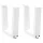  2 db fehér, V-alakú acél dohányzóasztal láb 40 x (30-31,3) cm