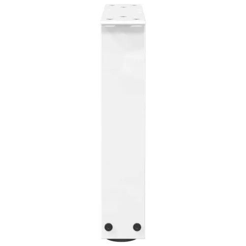  2 db fehér, V-alakú acél dohányzóasztal láb 40 x (30-31,3) cm