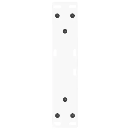  2 db fehér, V-alakú acél dohányzóasztal láb 40 x (30-31,3) cm