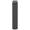  2 db antracitszürke, V-alakú acél dohányzóasztal láb 40 x (30-31,3) cm