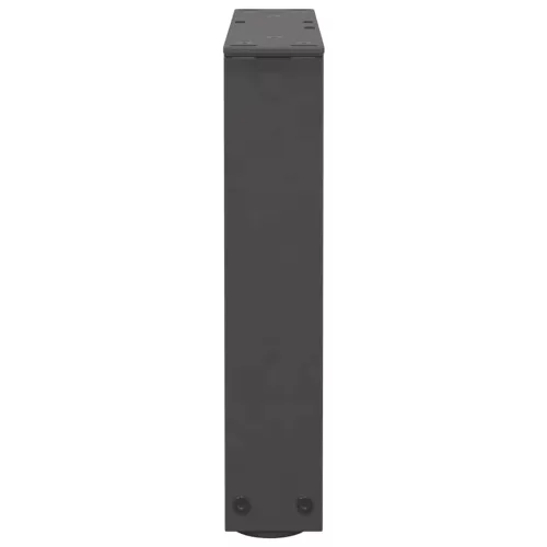  2 db antracitszürke, V-alakú acél dohányzóasztal láb 40 x (30-31,3) cm