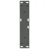  2 db antracitszürke, V-alakú acél dohányzóasztal láb 40 x (30-31,3) cm