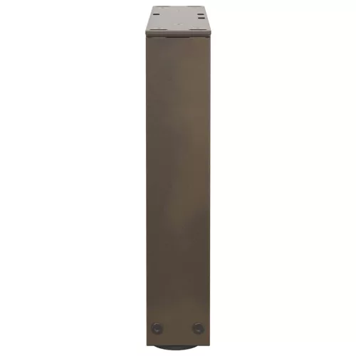  2 db V-alakú natúr acél dohányzóasztal láb 40 x (30-31,3) cm