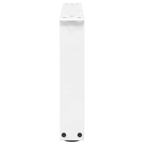  2 db fehér, V-alakú acél dohányzóasztal láb 50 x (30-31,3) cm