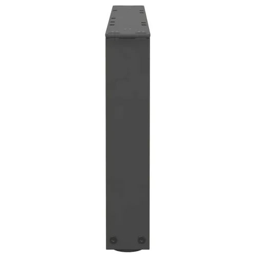  2 db antracitszürke, V-alakú acél dohányzóasztal láb 50 x (30-31,3) cm