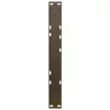  2 db V-alakú natúr acél dohányzóasztal láb 50x(30-31,3) cm