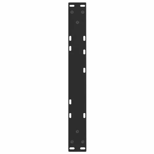  2 db fekete, V-alakú acél dohányzóasztal láb 60 x (30-31,3) cm