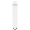  2 db fehér, V-alakú acél dohányzóasztal láb 60 x (30-31,3) cm