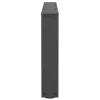  2 db antracitszürke, V-alakú acél dohányzóasztal láb 60 x (30-31,3) cm