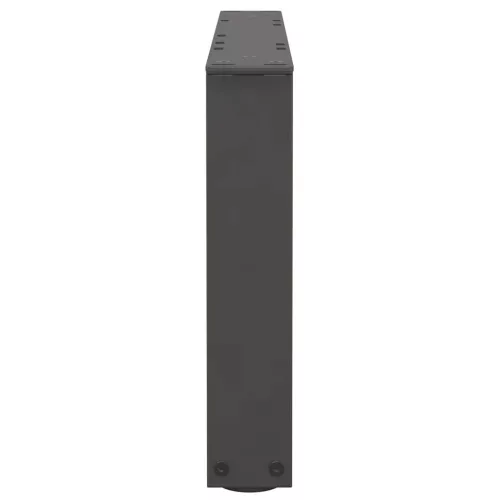  2 db antracitszürke, V-alakú acél dohányzóasztal láb 60 x (30-31,3) cm