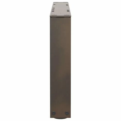  2 db V-alakú natúr acél dohányzóasztal láb 60x(30-31,3) cm