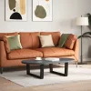  2 db fekete, V-alakú acél dohányzóasztal láb 70 x (30-31,3) cm